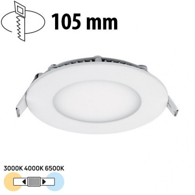 Φωτιστικό LED Στρογγυλό Χωνευτό 6W 230V 500lm CCT 99LED1004RCCT Φωτιστικό LED Στρογγυλό Χωνευτό 6W 230V 500lm CCT 99LED1004RCCT
